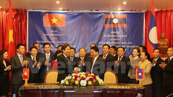 Coopération entre les ministères de l’Intérieur vietnamien et laotien ảnh 1 Coopération entre les ministères de l’Intérieur vietnamien et laotien ảnh 1