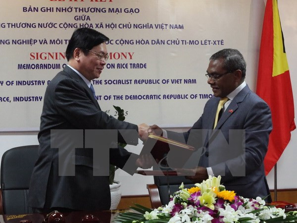 Vietnam et Timor-Leste promeuvent leur coopération commerciale ảnh 1 Vietnam et Timor-Leste promeuvent leur coopération commerciale ảnh 1