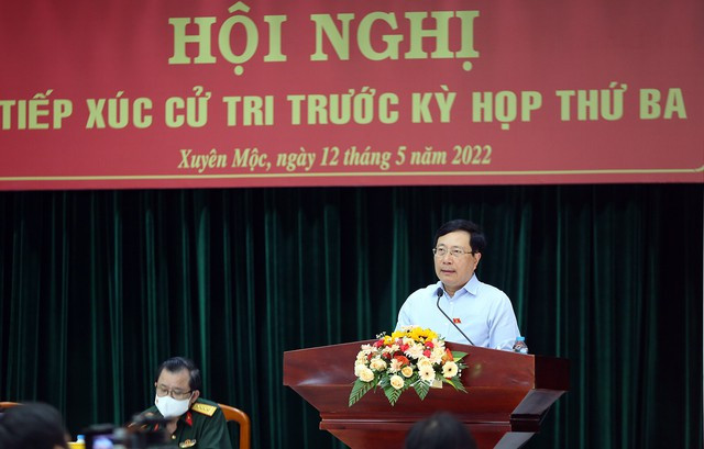 Bà Ria-Vung Tàu: Pham Binh Minh rencontre l’électorat de Binh Môc ảnh 1 Bà Ria-Vung Tàu: Pham Binh Minh rencontre l’électorat de Binh Môc ảnh 1