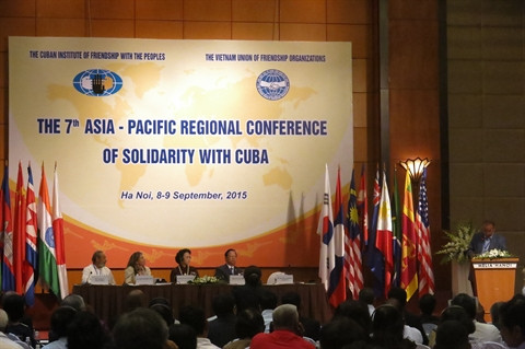 La 7e conférence régionale d'Asie-Pacifique de solidarité avec Cuba à Hanoi ảnh 1 La 7e conférence régionale d'Asie-Pacifique de solidarité avec Cuba à Hanoi ảnh 1