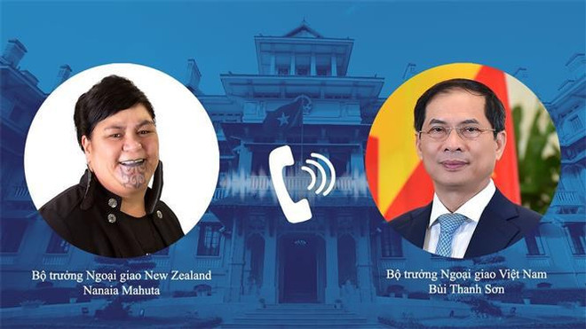 Vietnam-Nouvelle Zélande : conversation téléphonique entre les deux ministres des AE ảnh 1 Vietnam-Nouvelle Zélande : conversation téléphonique entre les deux ministres des AE ảnh 1