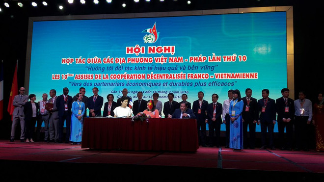 Can Tho participe au développement de la coopération décentralisée franco-vietnamienne ảnh 1 Can Tho participe au développement de la coopération décentralisée franco-vietnamienne ảnh 1