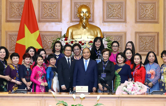 Le Premier ministre apprécie le rôle des femmes d’affaires du Vietnam ảnh 1 Le Premier ministre apprécie le rôle des femmes d’affaires du Vietnam ảnh 1