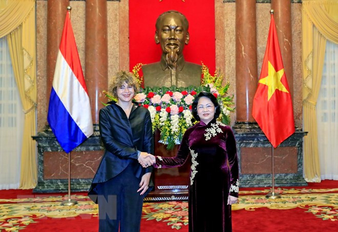 La présidente p.i du Vietnam Dang Thi Ngoc Thinh reçoit de nouveaux ambassadeurs ảnh 1 La présidente p.i du Vietnam Dang Thi Ngoc Thinh reçoit de nouveaux ambassadeurs ảnh 1