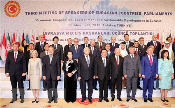 Les parlements des pays eurasiens adoptent la déclaration d’Antalya ảnh 1 Les parlements des pays eurasiens adoptent la déclaration d’Antalya ảnh 1