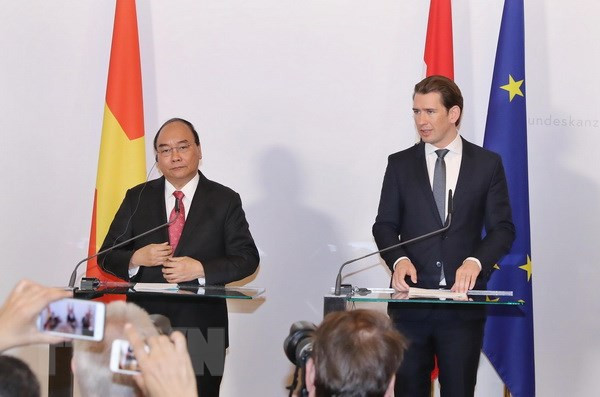 Déclaration de presse conjointe Vietnam-Autriche ảnh 1 Déclaration de presse conjointe Vietnam-Autriche ảnh 1