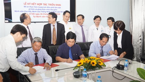 Coopération entre trois grands hôpitaux pour des greffes d’organes ảnh 1 Coopération entre trois grands hôpitaux pour des greffes d’organes ảnh 1