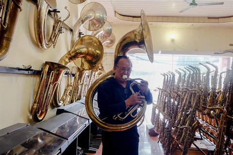 "Monsieur kèn Tây", la fierté d’un village du Nord ảnh 1