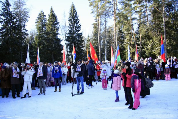 L'ambassade du Vietnam participe aux Jeux diplomatiques d'hiver en Russie ảnh 1 L'ambassade du Vietnam participe aux Jeux diplomatiques d'hiver en Russie ảnh 1