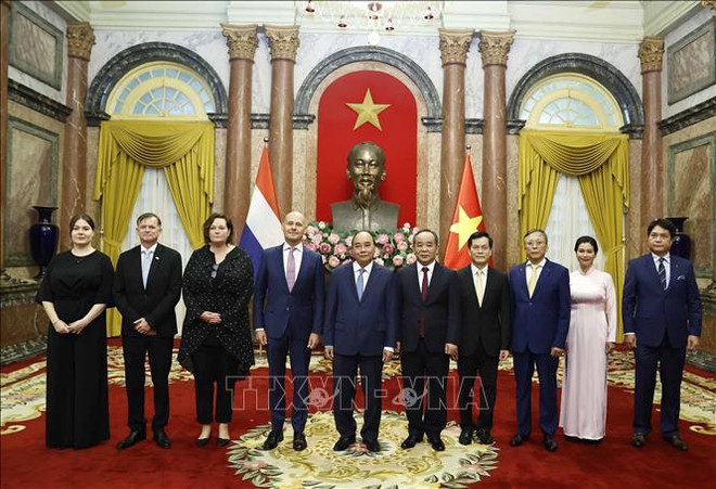 Le chef de l’Etat reçoit des ambassadeurs étrangers ảnh 1 Le chef de l’Etat reçoit des ambassadeurs étrangers ảnh 1