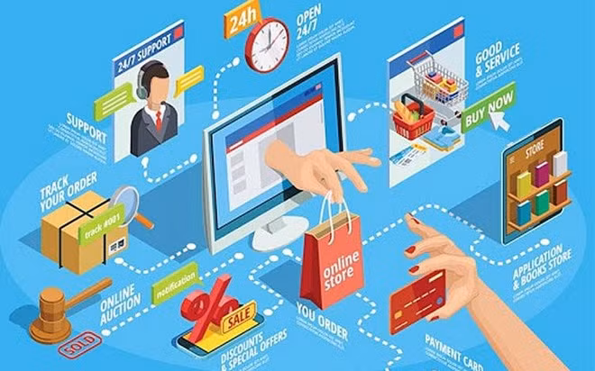 Les exportations augmentent fortement grâce au commerce électronique ảnh 1