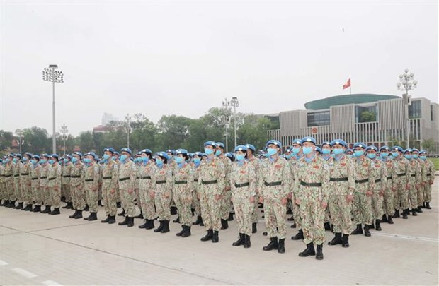 Les Casques bleus vietnamiens au Soudan du Sud célèbrent la Fête nationale ảnh 2 Les Casques bleus vietnamiens au Soudan du Sud célèbrent la Fête nationale ảnh 2