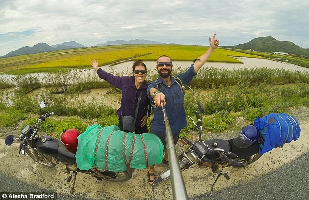 Couple australien voyageant à travers le monde: "le Vietnam est notre pays préféré" ảnh 1 Couple australien voyageant à travers le monde: "le Vietnam est notre pays préféré" ảnh 1