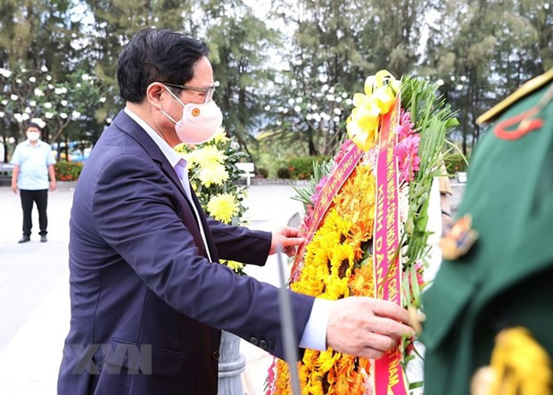 Le Premier ministre rend hommage aux soldats de Gac Ma ảnh 1 Le Premier ministre rend hommage aux soldats de Gac Ma ảnh 1