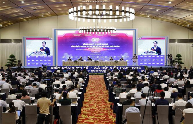 Ouverture du Forum socio-économique du Vietnam 2022 ảnh 1 Ouverture du Forum socio-économique du Vietnam 2022 ảnh 1
