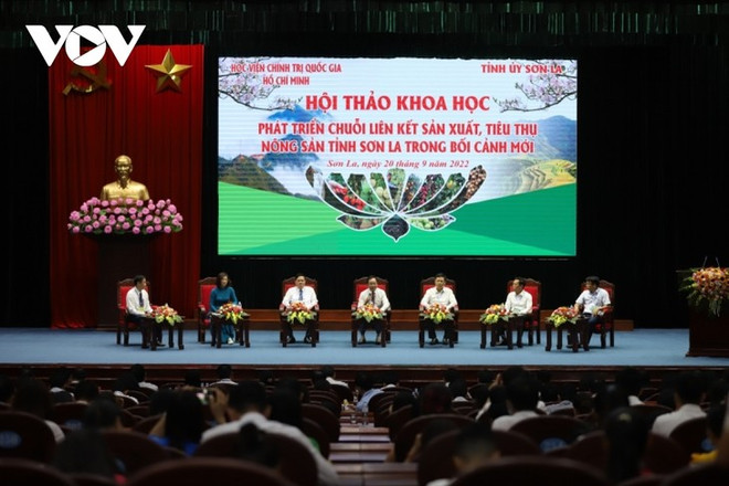 Développement de la chaîne de production et d’écoulement des produits agricoles de Son La ảnh 1 Développement de la chaîne de production et d’écoulement des produits agricoles de Son La ảnh 1