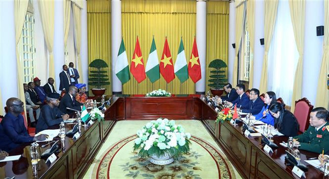 Entretien entre les vice-présidents du Vietnam et du Nigéria ảnh 2 Entretien entre les vice-présidents du Vietnam et du Nigéria ảnh 2