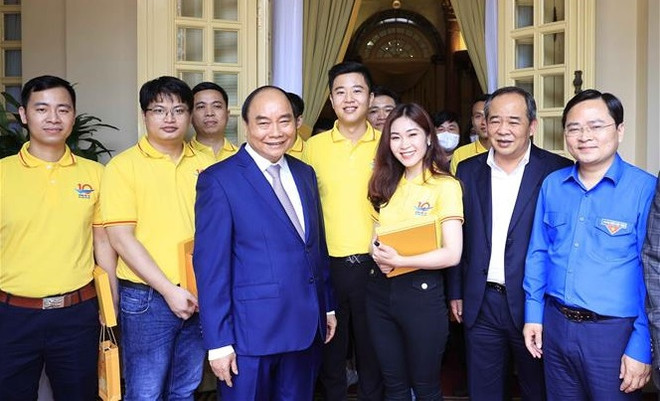 Le président Nguyen Xuan Phuc appelle à favoriser le développement des jeunes talents ảnh 1 Le président Nguyen Xuan Phuc appelle à favoriser le développement des jeunes talents ảnh 1