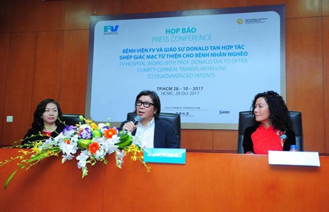 Greffes de cornée gratuites à l’Hôpital franco-vietnamien de Hô Chi Minh-Ville ảnh 1 Greffes de cornée gratuites à l’Hôpital franco-vietnamien de Hô Chi Minh-Ville ảnh 1