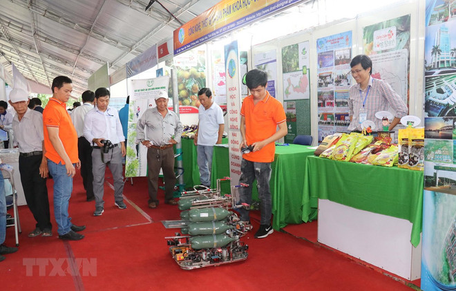 Ouverture de la foire Techmart et de la Journée pour les start-up innovantes du delta du Mékong ảnh 1