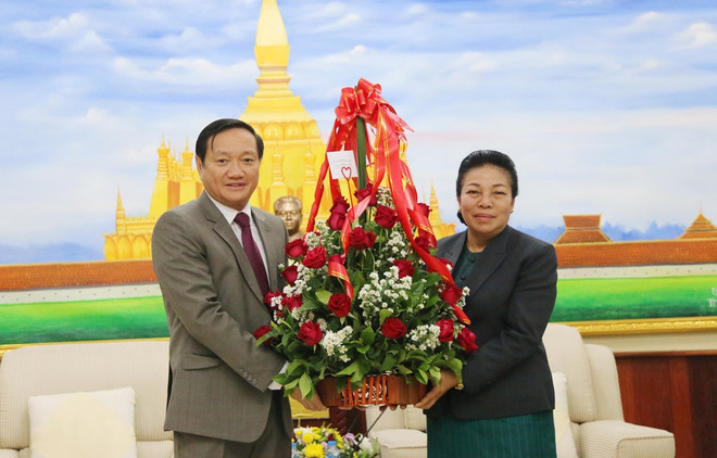 Félicitations au Parti populaire révolutionnaire du Laos ảnh 1 Félicitations au Parti populaire révolutionnaire du Laos ảnh 1