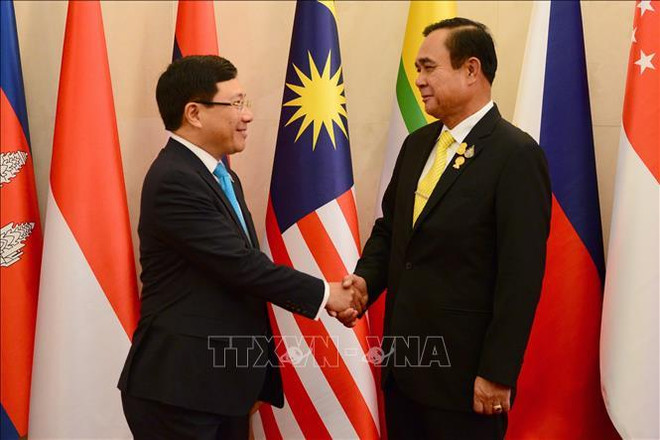 Les ministres des Affaires étrangères de l'ASEAN vont saluer le PM thaïlandais ảnh 1 Les ministres des Affaires étrangères de l'ASEAN vont saluer le PM thaïlandais ảnh 1