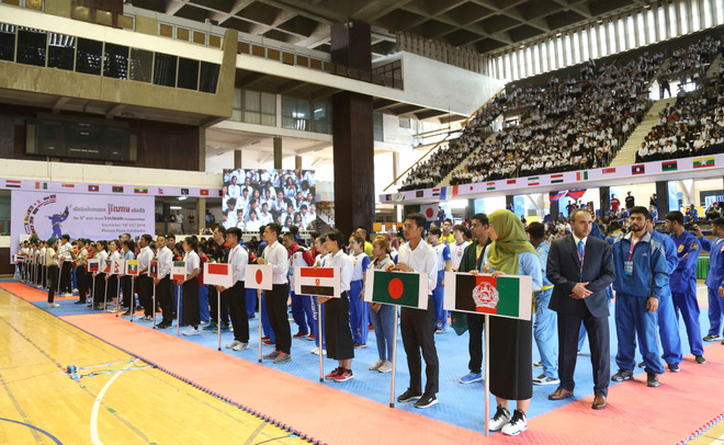 Le Vietnam remporte le titre du 6e Championnat du monde de Vovinam ảnh 1 Le Vietnam remporte le titre du 6e Championnat du monde de Vovinam ảnh 1
