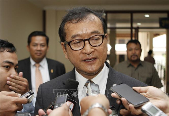 Le tribunal de Phnom Penh annonce une peine de prison contre le chef en exil du CNRP ảnh 1 Le tribunal de Phnom Penh annonce une peine de prison contre le chef en exil du CNRP ảnh 1