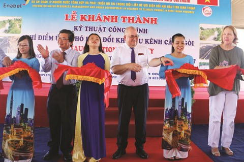 Le canal Câu Ngoi, dernier projet financé par des APD belges à Ninh Thuân ảnh 1 Le canal Câu Ngoi, dernier projet financé par des APD belges à Ninh Thuân ảnh 1