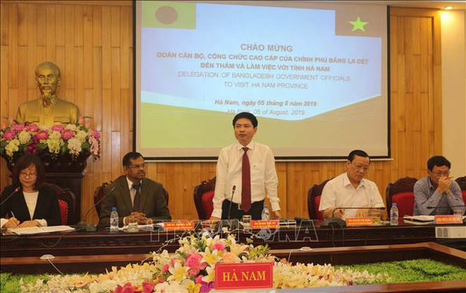 Le Bangladesh étudie les expériences de Ha Nam dans la gestion administrative ảnh 1 Le Bangladesh étudie les expériences de Ha Nam dans la gestion administrative ảnh 1