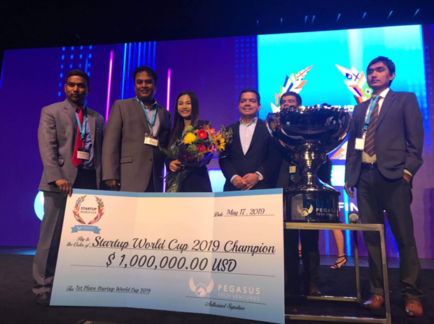 Une startup vietnamienne gagne un million de dollars à la Startup World Cup ảnh 1 Une startup vietnamienne gagne un million de dollars à la Startup World Cup ảnh 1