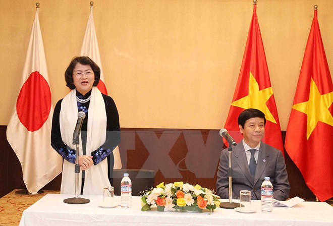 La vice-présidente Dang Thi Ngoc Thinh entame sa visite au Japon ảnh 1 La vice-présidente Dang Thi Ngoc Thinh entame sa visite au Japon ảnh 1