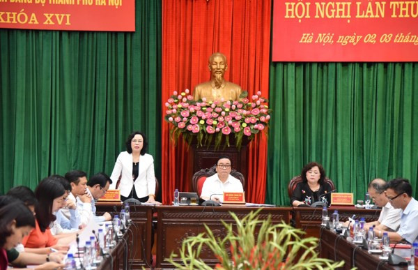 Ouverture de la 14e conférence du Comité du Parti pour Hanoi (XVIe mandat) ảnh 1 Ouverture de la 14e conférence du Comité du Parti pour Hanoi (XVIe mandat) ảnh 1