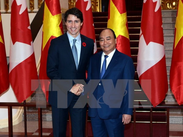 Déclaration Vietnam-Canada sur l’établissement d’un partenariat intégral ảnh 1 Déclaration Vietnam-Canada sur l’établissement d’un partenariat intégral ảnh 1