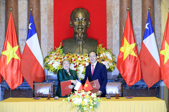 Vietnam-Chili : promouvoir les relations de partenariat intégral ảnh 1 Vietnam-Chili : promouvoir les relations de partenariat intégral ảnh 1