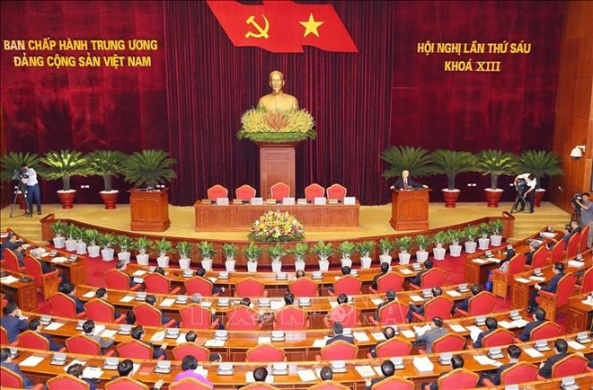 Clôture du sixième Plénum du 13e Comité central du Parti ảnh 1 Clôture du sixième Plénum du 13e Comité central du Parti ảnh 1
