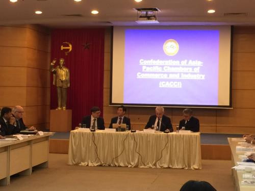 Renforcement de la coopération entre les entreprises vietnamiennes et les membres de la CACCI ảnh 1 Renforcement de la coopération entre les entreprises vietnamiennes et les membres de la CACCI ảnh 1