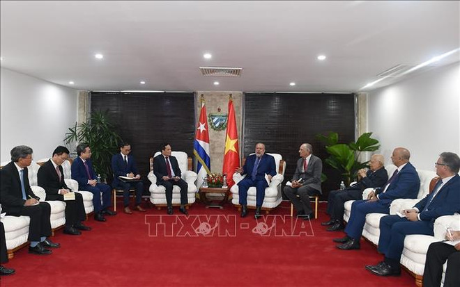 Les dirigeants cubains apprécient le soutien du Vietnam et appellent à davantage d'investissements ảnh 2 Les dirigeants cubains apprécient le soutien du Vietnam et appellent à davantage d'investissements ảnh 2
