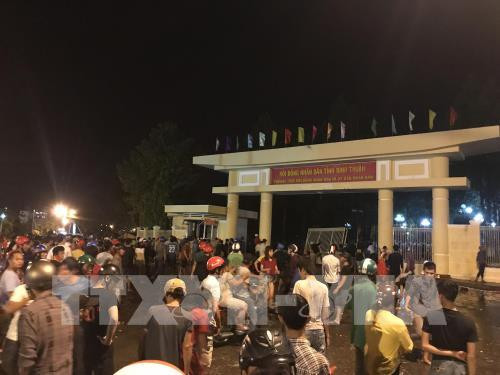 Arrestation de certains éléments extrémistes ayant causé des troubles à Binh Thuan ảnh 1 Arrestation de certains éléments extrémistes ayant causé des troubles à Binh Thuan ảnh 1