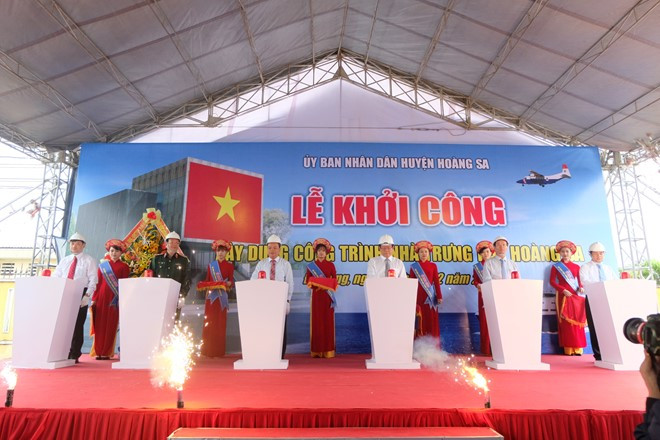 La maison d'exposition Hoàng Sa mise en chantier à Da Nang ảnh 1