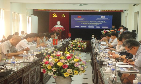 Gestion urbaine: Hanoi et Séoul partagent d'expériences dans l’application des TI ảnh 1 Gestion urbaine: Hanoi et Séoul partagent d'expériences dans l’application des TI ảnh 1