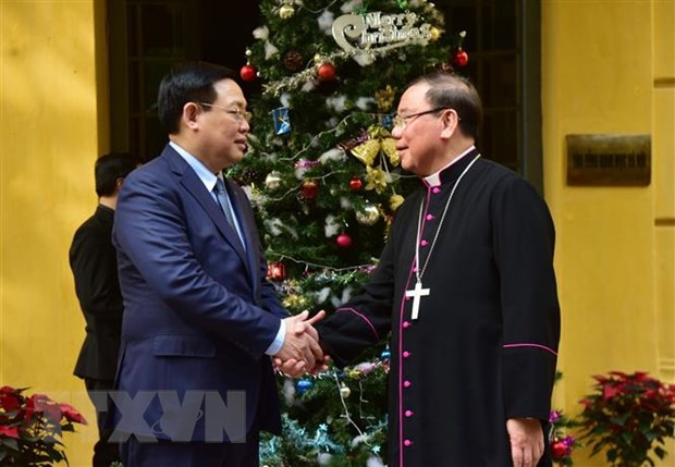 Vœux de Noël aux catholiques à Hô Chi Minh-Ville, à Hanoï et à Cân Tho ảnh 2 Vœux de Noël aux catholiques à Hô Chi Minh-Ville, à Hanoï et à Cân Tho ảnh 2