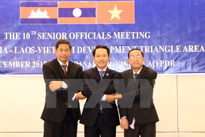 Quatrième round de négociations sur l’Accord de promotion du commerce Cambodge-Laos-Vietnam ảnh 1