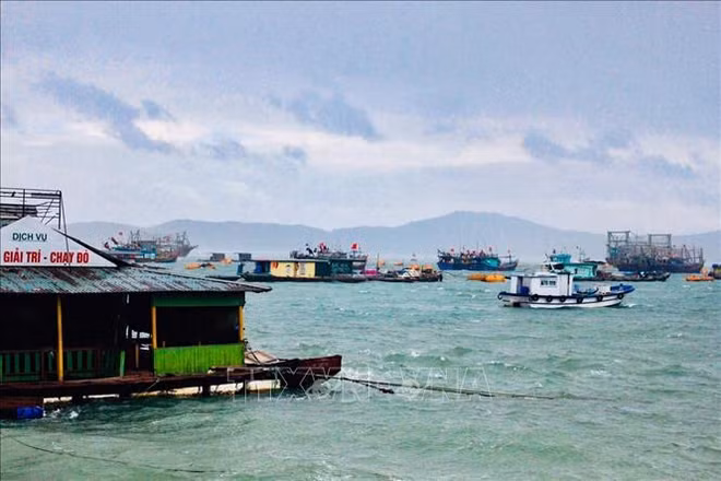 Des localités du Nord et du Centre se préparent au typhon Mun ảnh 1