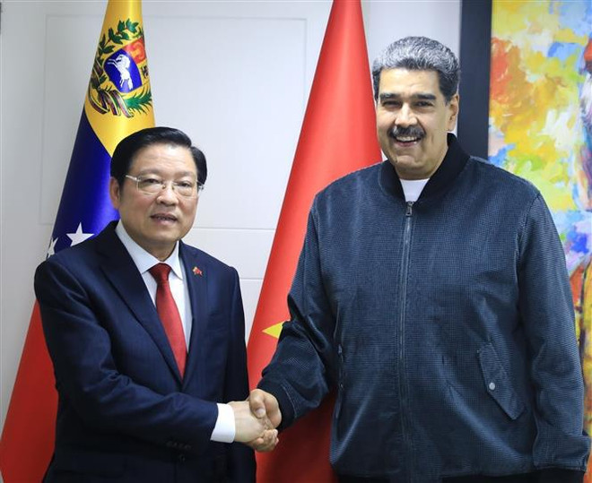 Une délégation du PCV effectue une visite de travail au Venezuela ảnh 1 Une délégation du PCV effectue une visite de travail au Venezuela ảnh 1