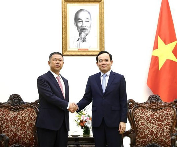 Le vice-Premier ministre Tran Luu Quang salue les investissements chinois de panneaux solaires ảnh 1