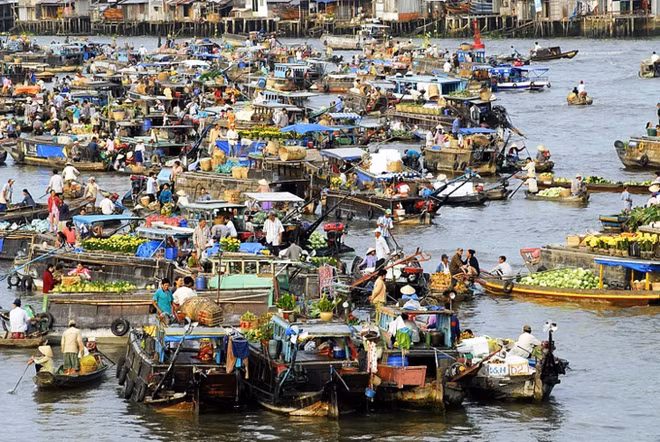 Le marché flottant de Nga Nam ảnh 1 Le marché flottant de Nga Nam ảnh 1