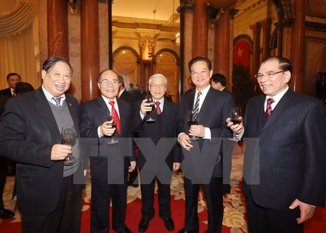 Le secrétaire général Nguyên Phu Trong formule ses vœux du Têt ảnh 1