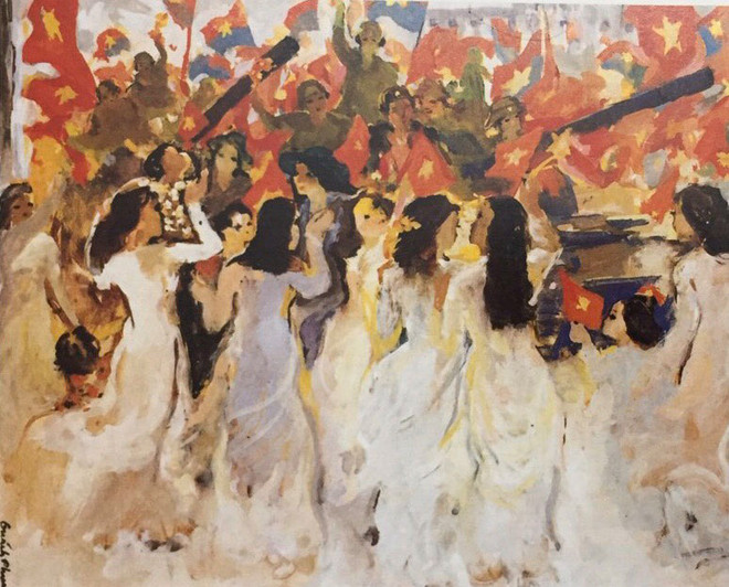 Exposition d'art en ligne pour célébrer la grande victoire du Printemps 1975 ảnh 1 Exposition d'art en ligne pour célébrer la grande victoire du Printemps 1975 ảnh 1