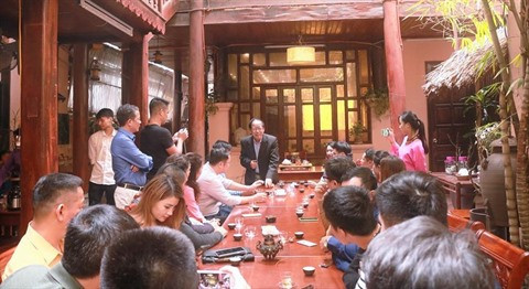 Visite d’une maison de thé traditionnel au cœur de Hanoï ảnh 4 Visite d’une maison de thé traditionnel au cœur de Hanoï ảnh 4